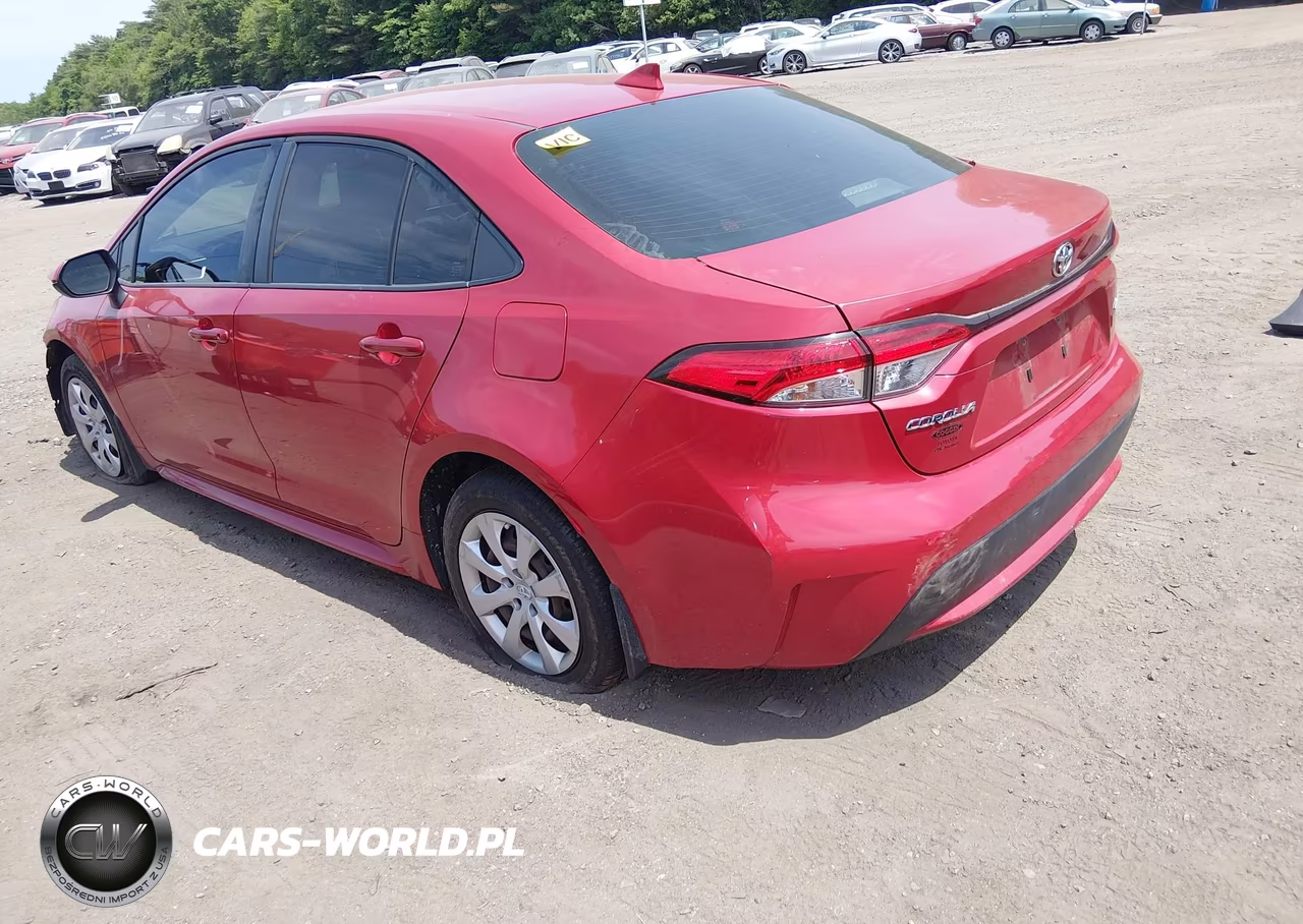 2021 Toyota Corolla Le VIN:JTDEPMAEXMJ132668 - 3