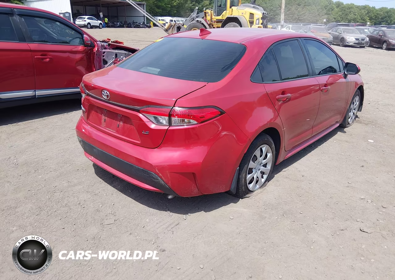 2021 Toyota Corolla Le VIN:JTDEPMAEXMJ132668 - 4