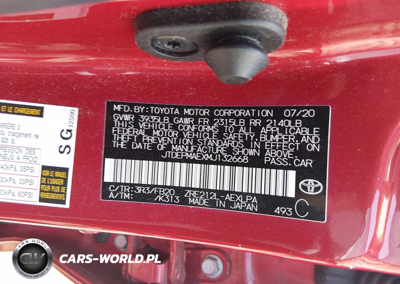 2021 Toyota Corolla Le VIN:JTDEPMAEXMJ132668 - 9