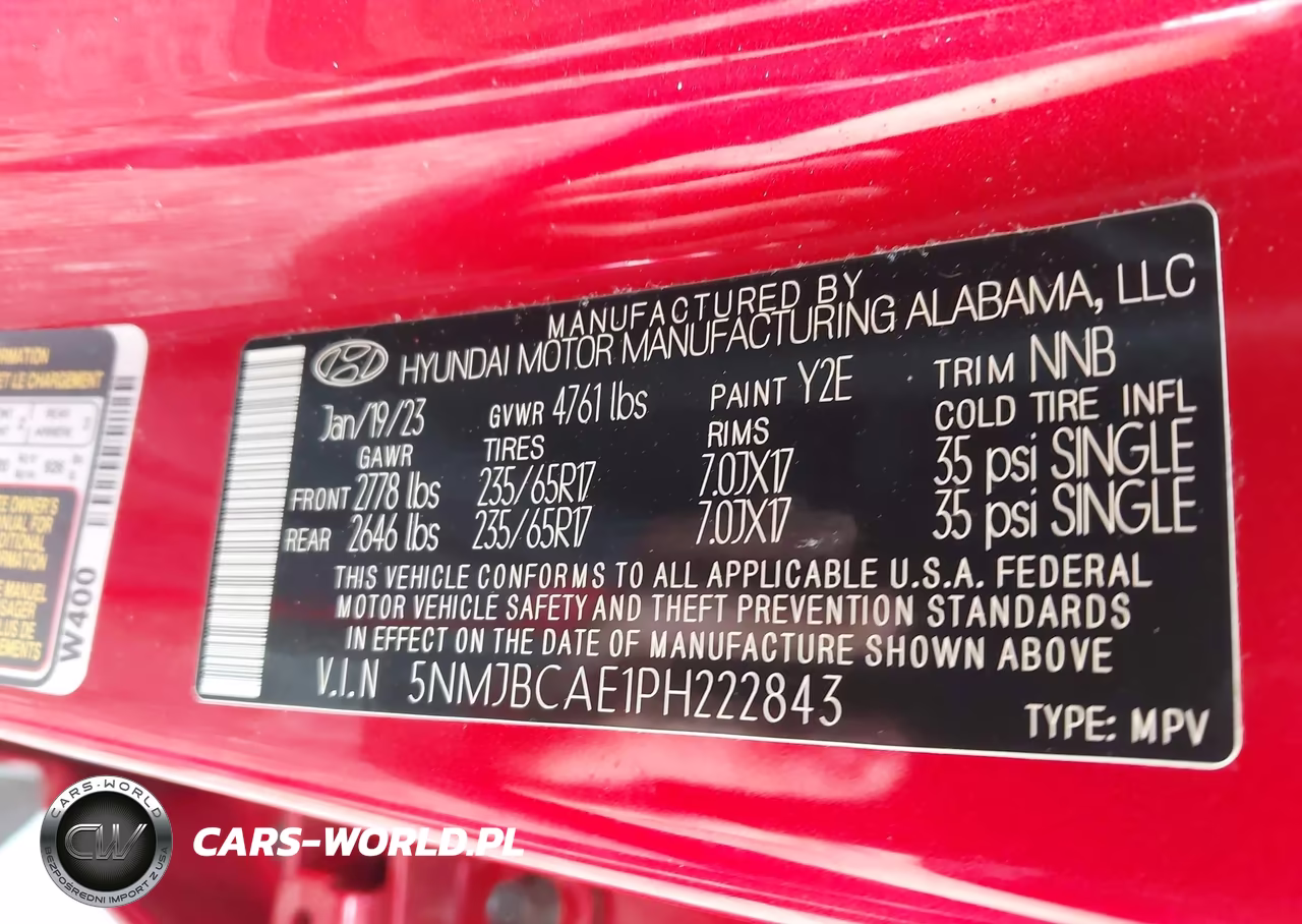 2023 Hyundai Tucson Sel VIN:5NMJBCAE1PH222843 - 9
