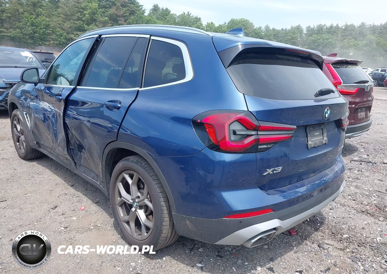2022 BMW X3 xDrive30I VIN:5UX53DP01N9K41450 - 3