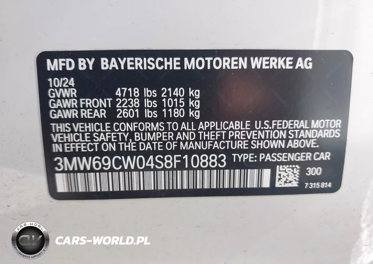 2025 BMW 330I VIN:3MW69CW04S8F10883 - 9