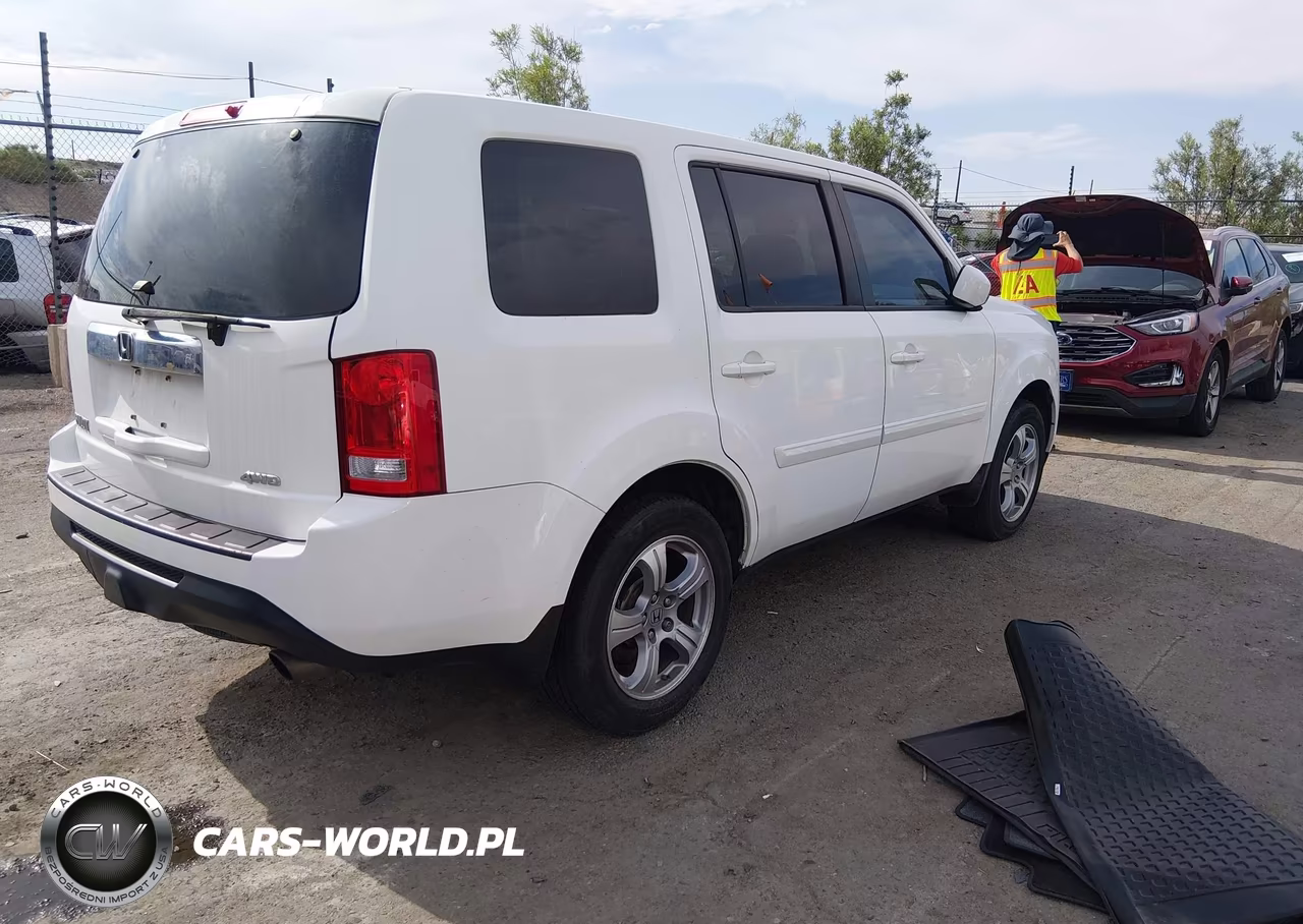 2012 Honda Pilot Ex-L VIN:5FNYF4H51CB048797 - 4