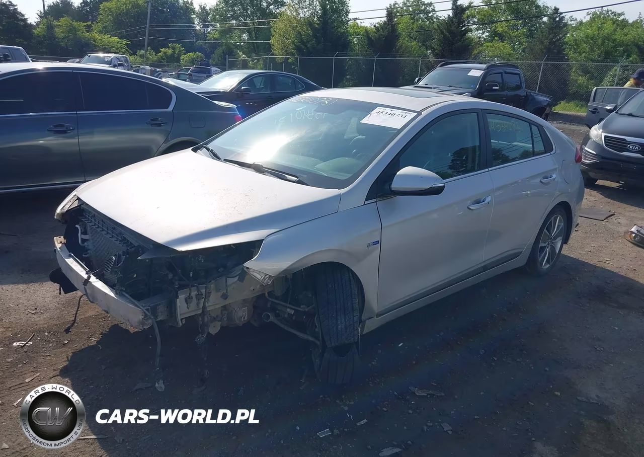 2018 Hyundai Ioniq Hybrid Limited VIN:KMHC85LC6JU077860 - 2