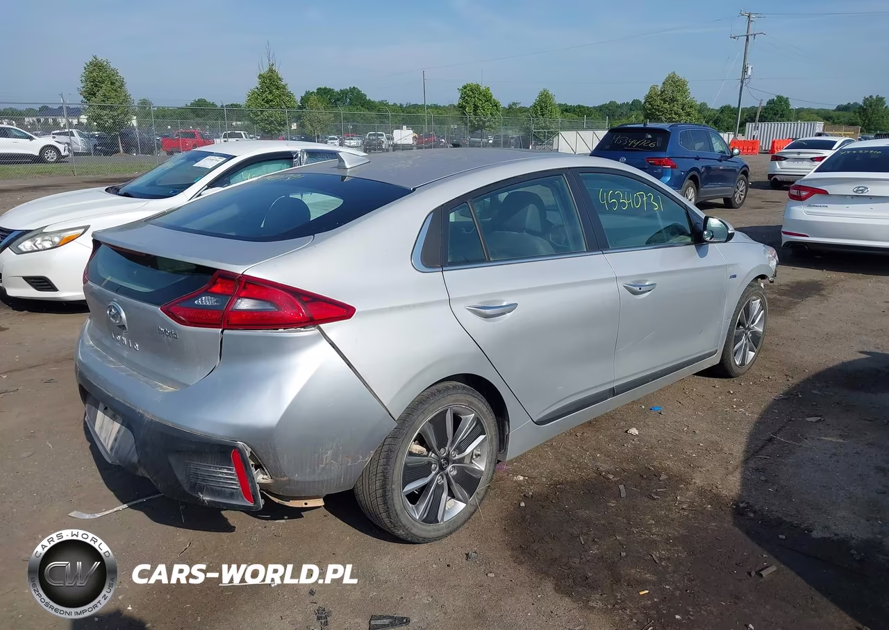 2018 Hyundai Ioniq Hybrid Limited VIN:KMHC85LC6JU077860 - 4