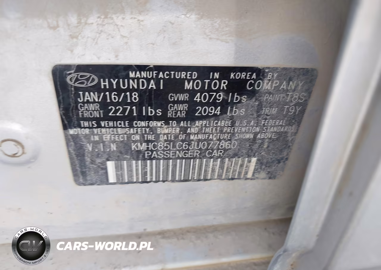 2018 Hyundai Ioniq Hybrid Limited VIN:KMHC85LC6JU077860 - 9
