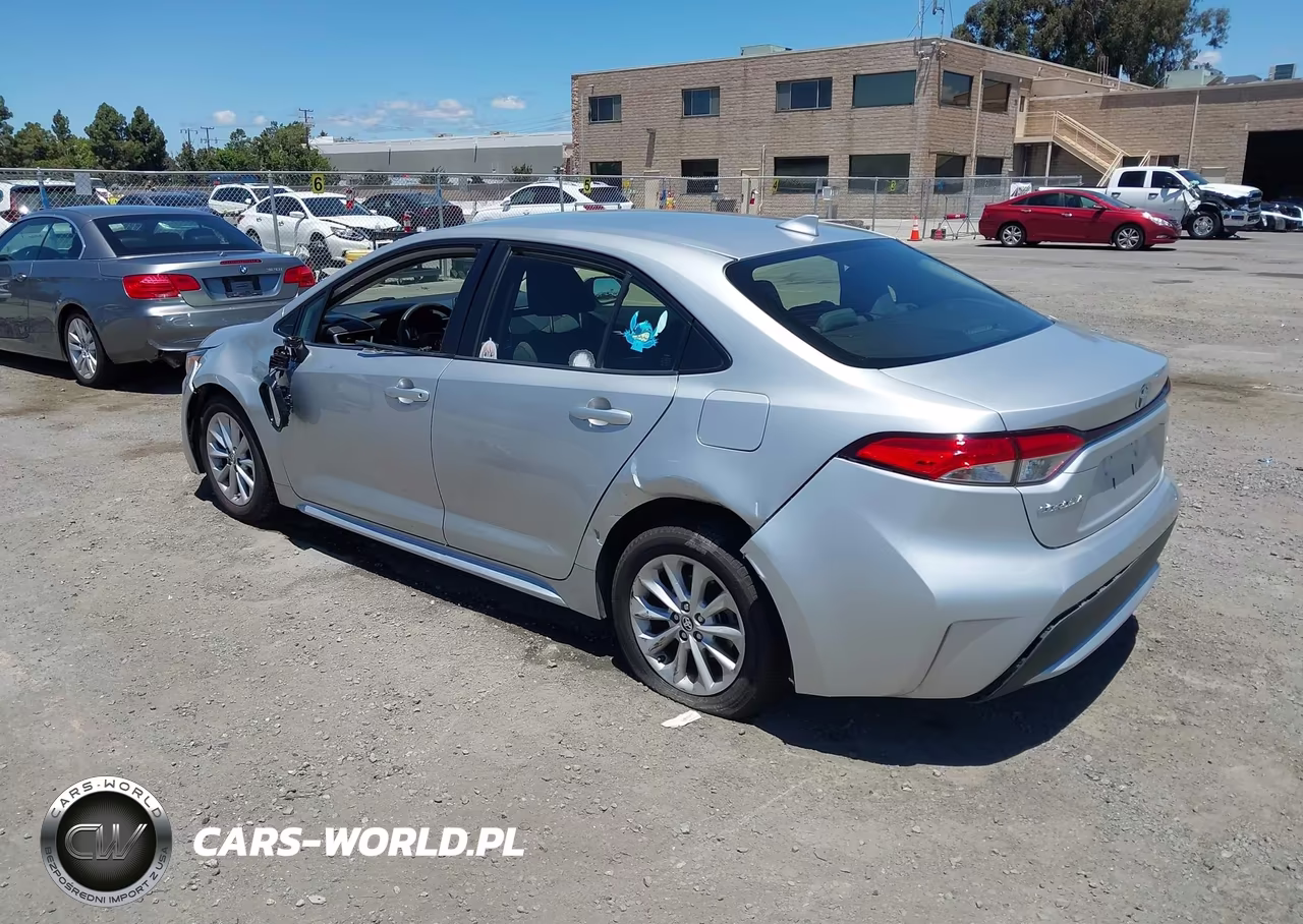 2020 Toyota Corolla Le VIN:JTDVPRAE1LJ092119 - 3