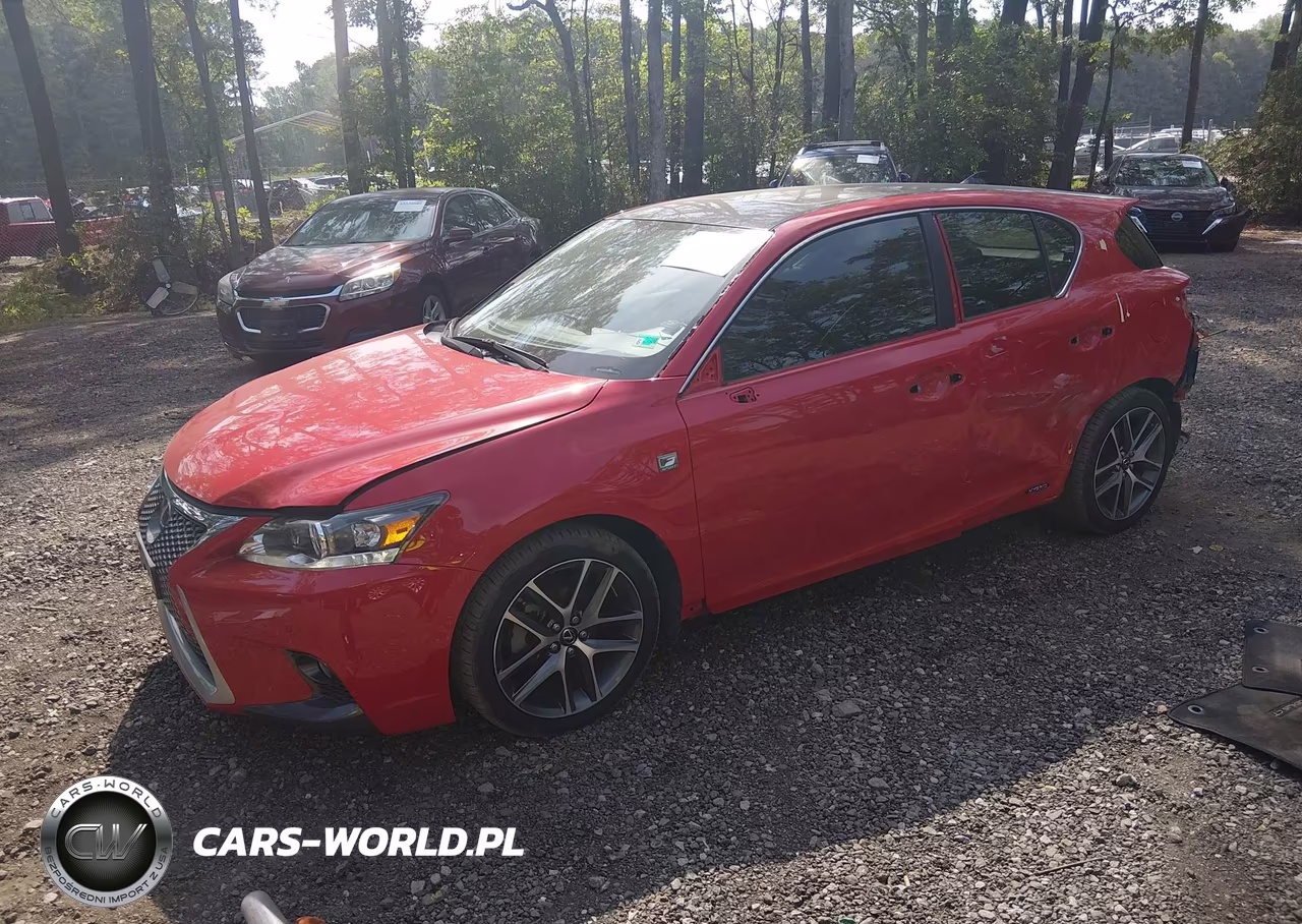 2014 Lexus Ct 200H VIN:JTHKD5BH5E2191681 - 2