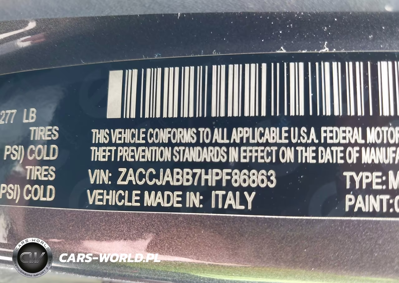 2017 Jeep Renegade Latitude Fwd VIN:ZACCJABB7HPF86863 - 9