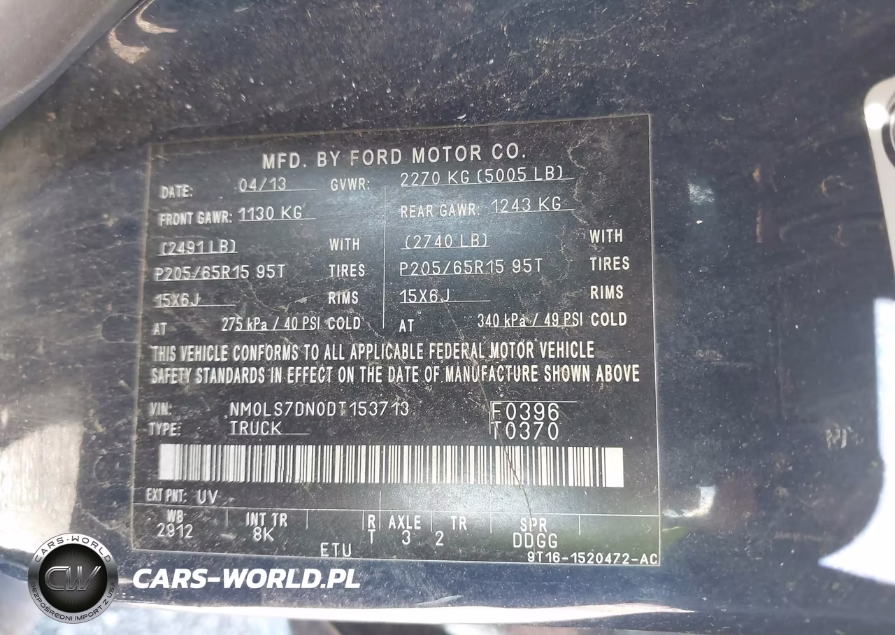 2013 Ford Transit Connect Xlt VIN:NM0LS7DN0DT153713 - 9