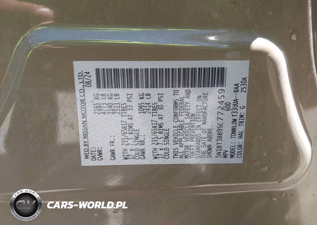 2025 Nissan Rogue Rock Creek VIN:5N1BT3BB9SC772459 - 9