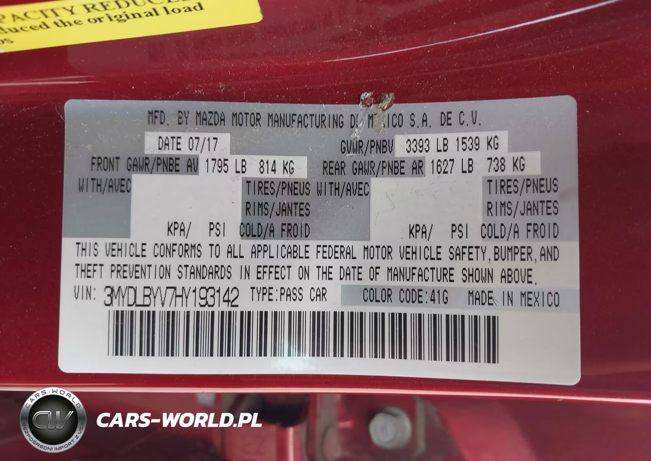 2017 Toyota Yaris Ia VIN:3MYDLBYV7HY193142 - 9