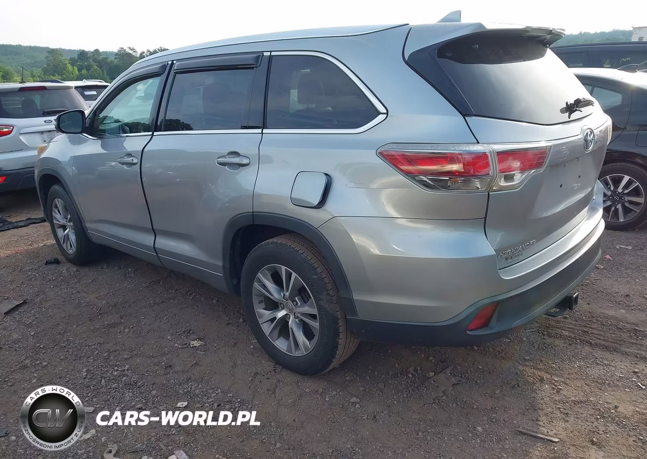 2015 Toyota Highlander Xle V6 VIN:5TDKKRFH5FS106163 - 3