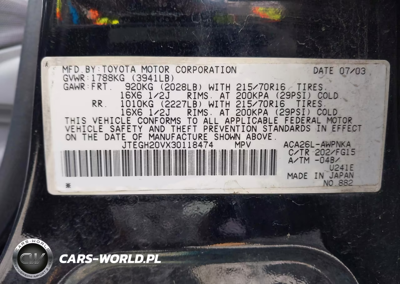 2003 Toyota Rav4 VIN:JTEGH20VX30118474 - 9
