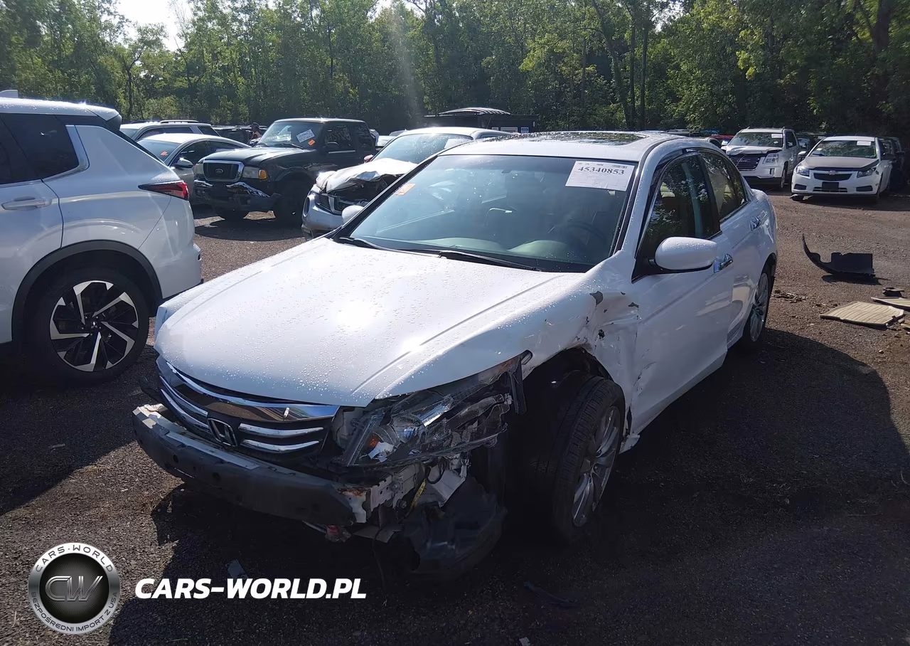 2012 Honda Accord 3.5 Ex-L VIN:1HGCP3F81CA009801 - 2