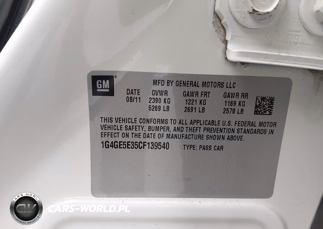 2012 Buick Lacrosse Premium 1 Group VIN:1G4GE5E35CF139540 - 9