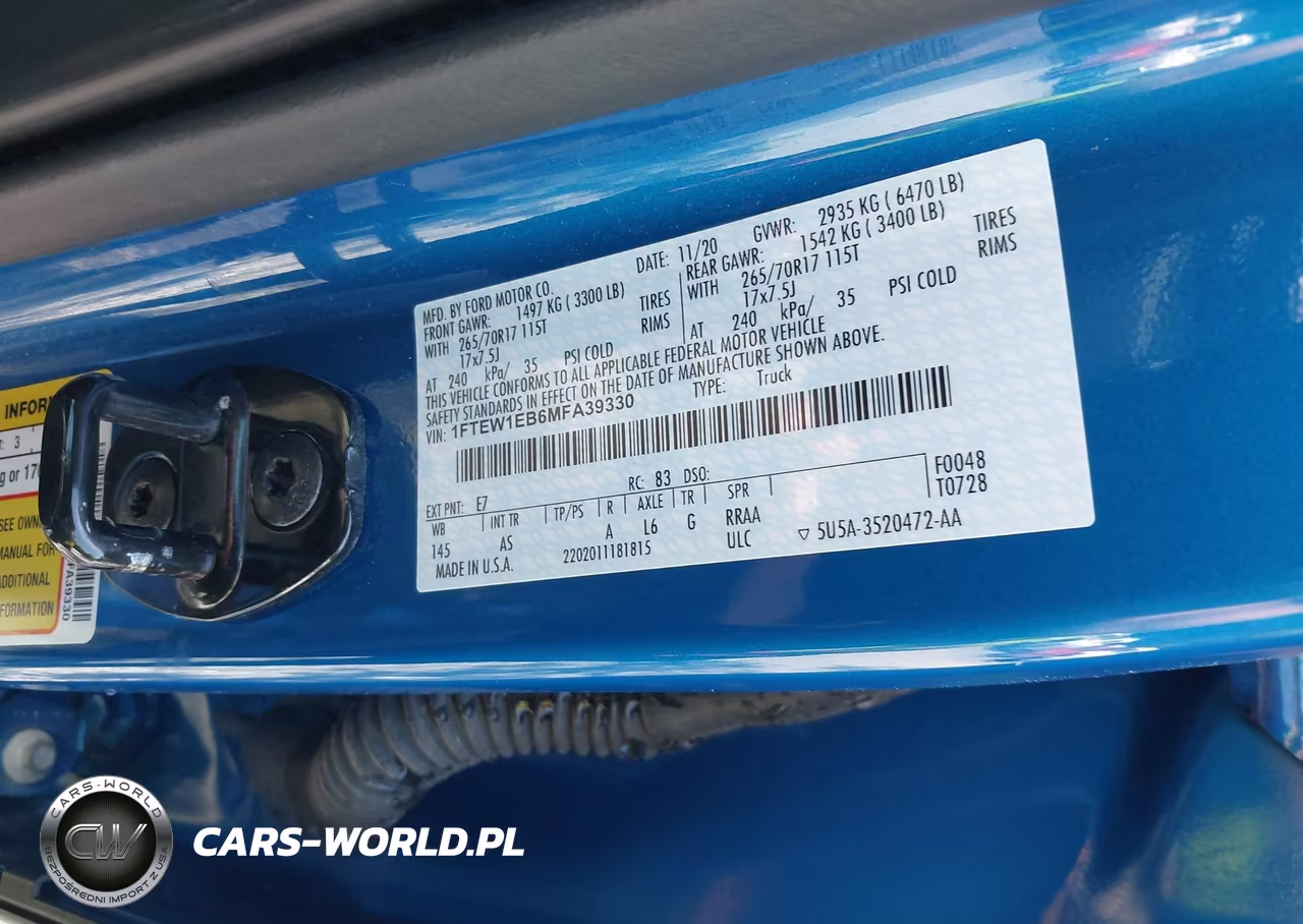 2021 Ford F-150 Xl VIN:1FTEW1EB6MFA39330 - 9
