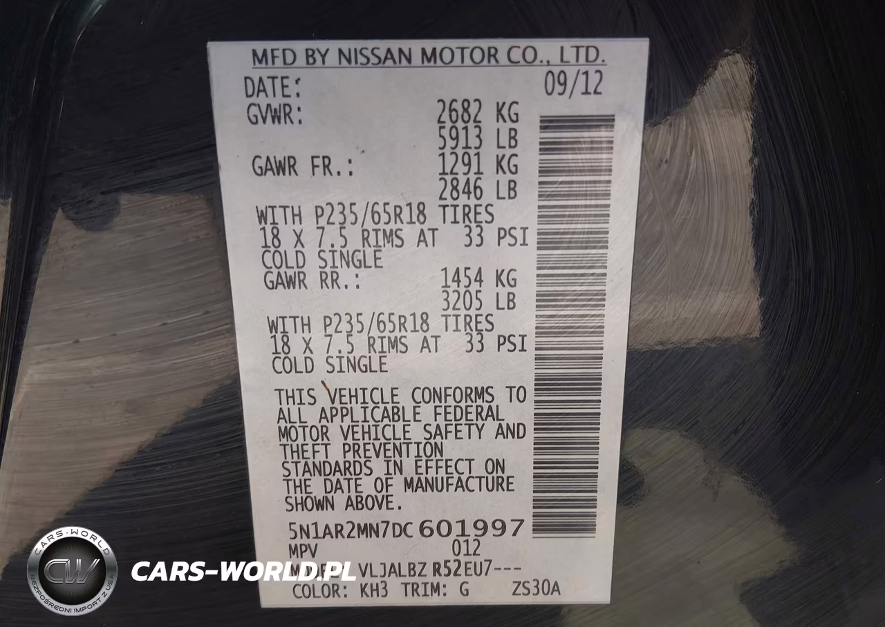 2013 Nissan Pathfinder S VIN:5N1AR2MN7DC601997 - 9