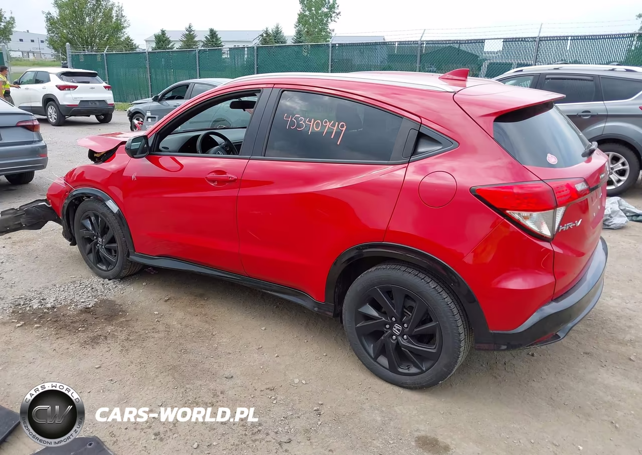 2022 Honda Hr-V Awd Sport VIN:3CZRU6H16NM734720 - 3