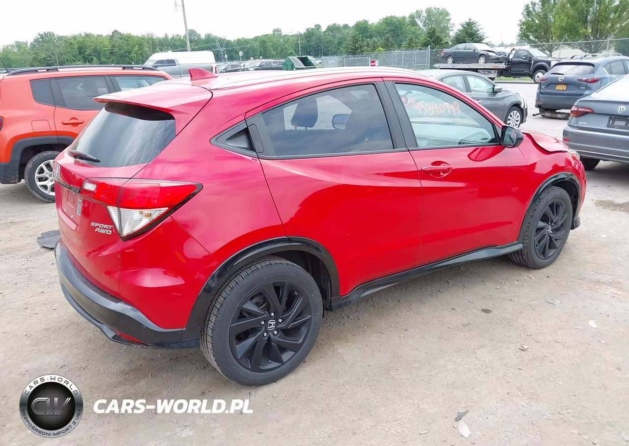 2022 Honda Hr-V Awd Sport VIN:3CZRU6H16NM734720 - 4