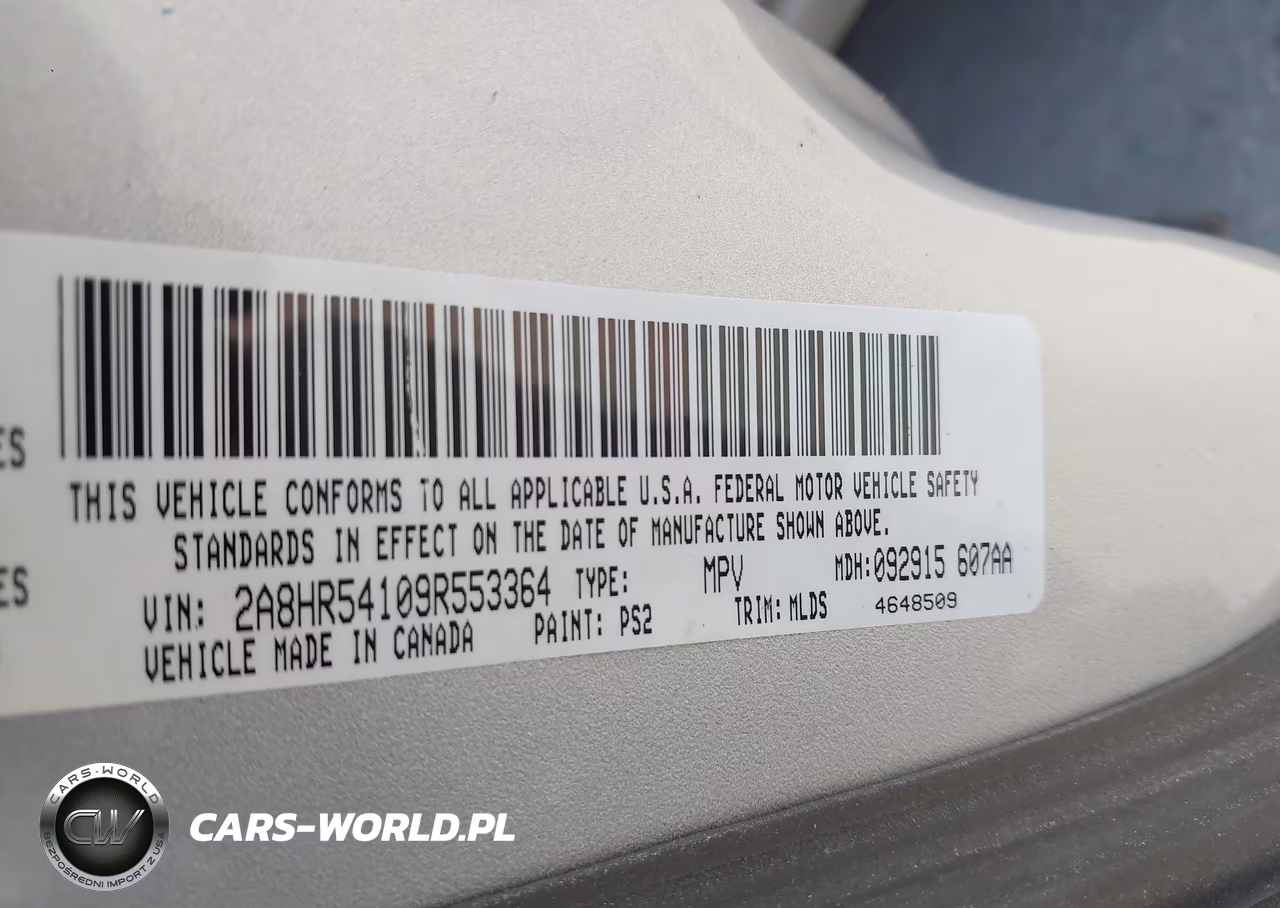 2009 Chrysler Town & Country Touring VIN:2A8HR54109R553364 - 9