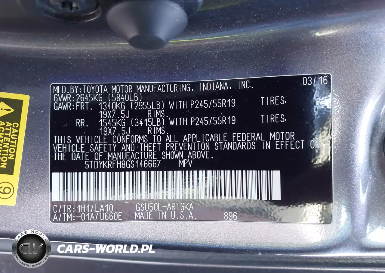 2016 Toyota Highlander Limited V6 VIN:5TDYKRFH8GS146667 - 9
