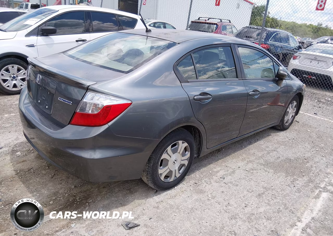 2012 Honda Civic Hybrid VIN:JHMFB4F36CS002517 - 4