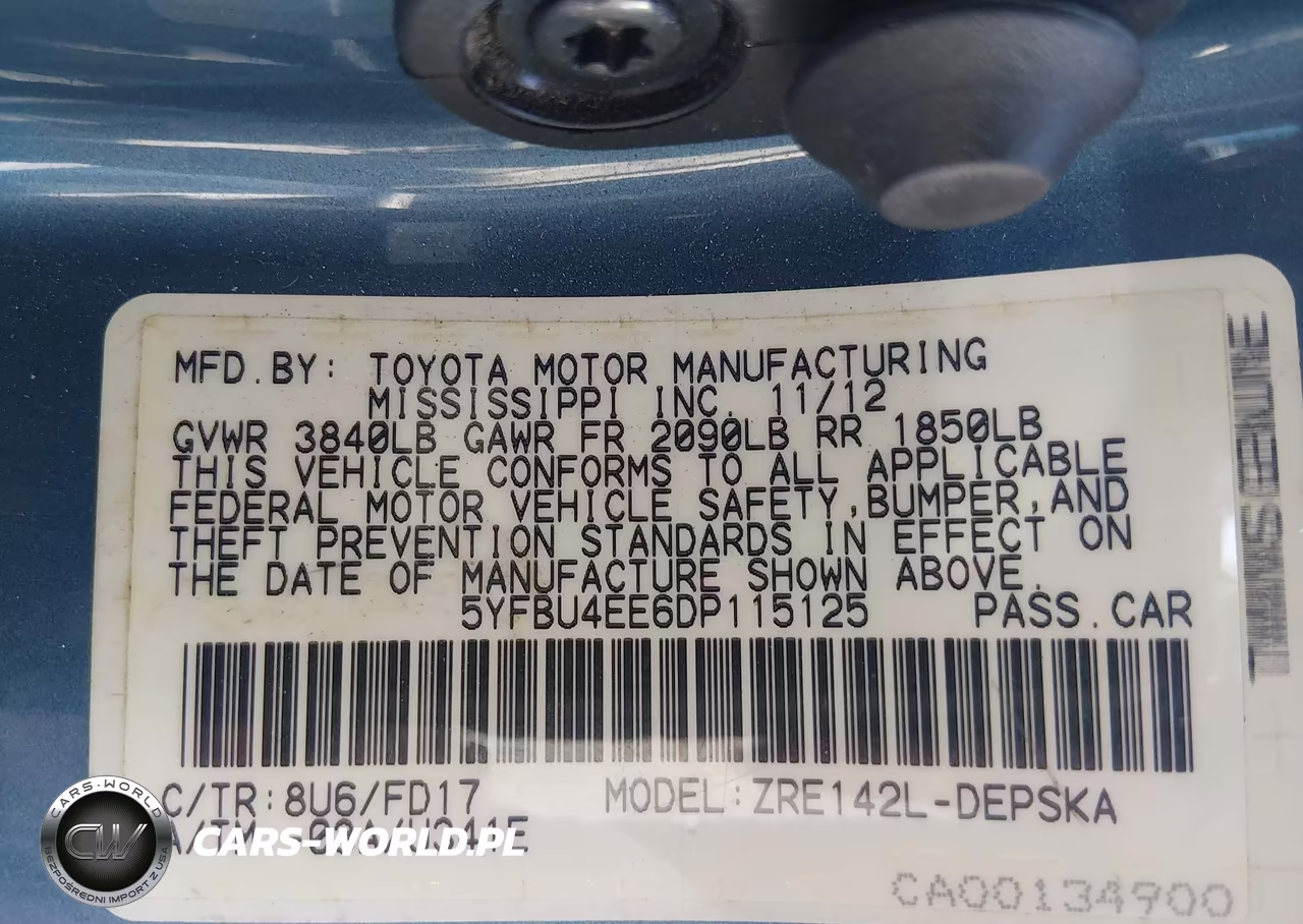 2013 Toyota Corolla S VIN:5YFBU4EE6DP115125 - 9
