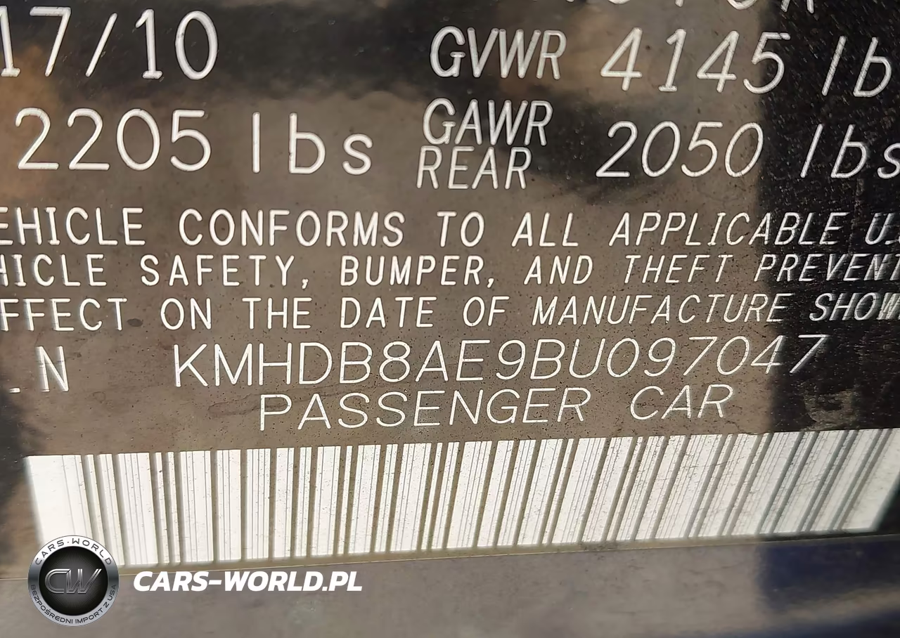 2011 Hyundai Elantra Touring Gls VIN:KMHDB8AE9BU097047 - 9
