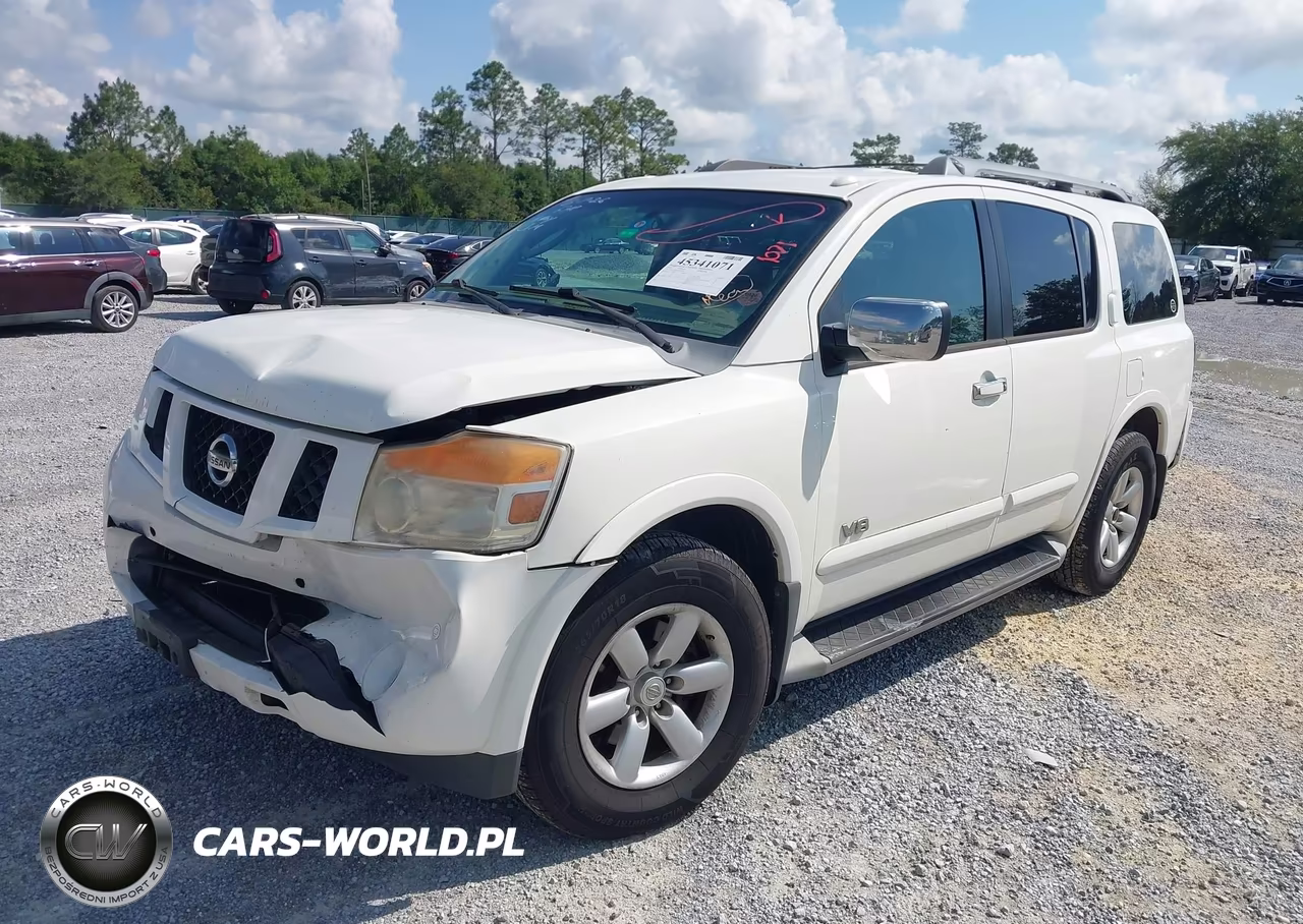 2008 Nissan Armada Se VIN:5N1BA08D48N631079 - 2