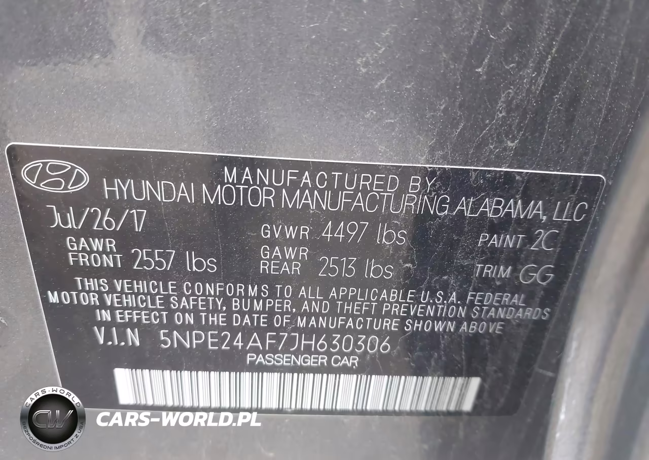 2018 Hyundai Sonata Se VIN:5NPE24AF7JH630306 - 9