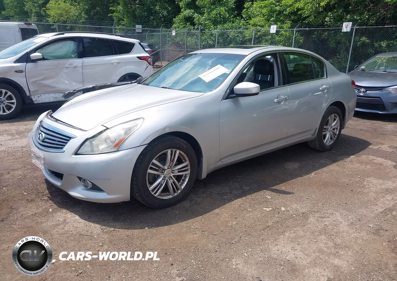 2011 Infiniti G25X VIN:JN1DV6AR3BM450775 - 2