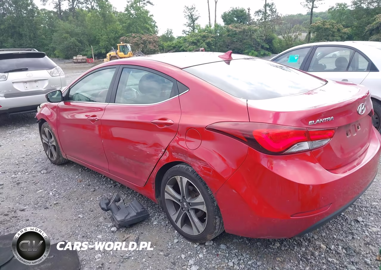 2014 Hyundai Elantra Sport VIN:KMHDH4AH6EU100704 - 14