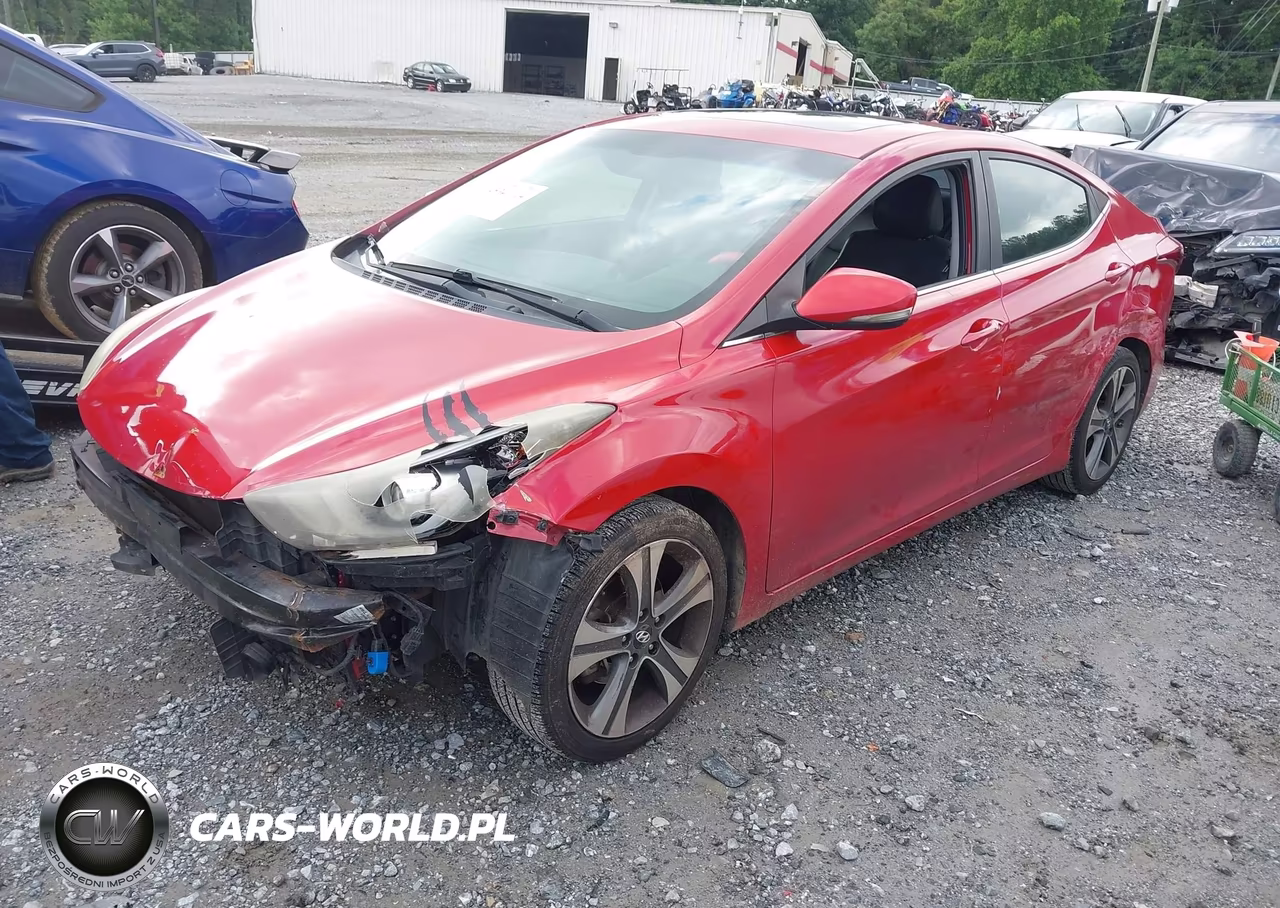 2014 Hyundai Elantra Sport VIN:KMHDH4AH6EU100704 - 2