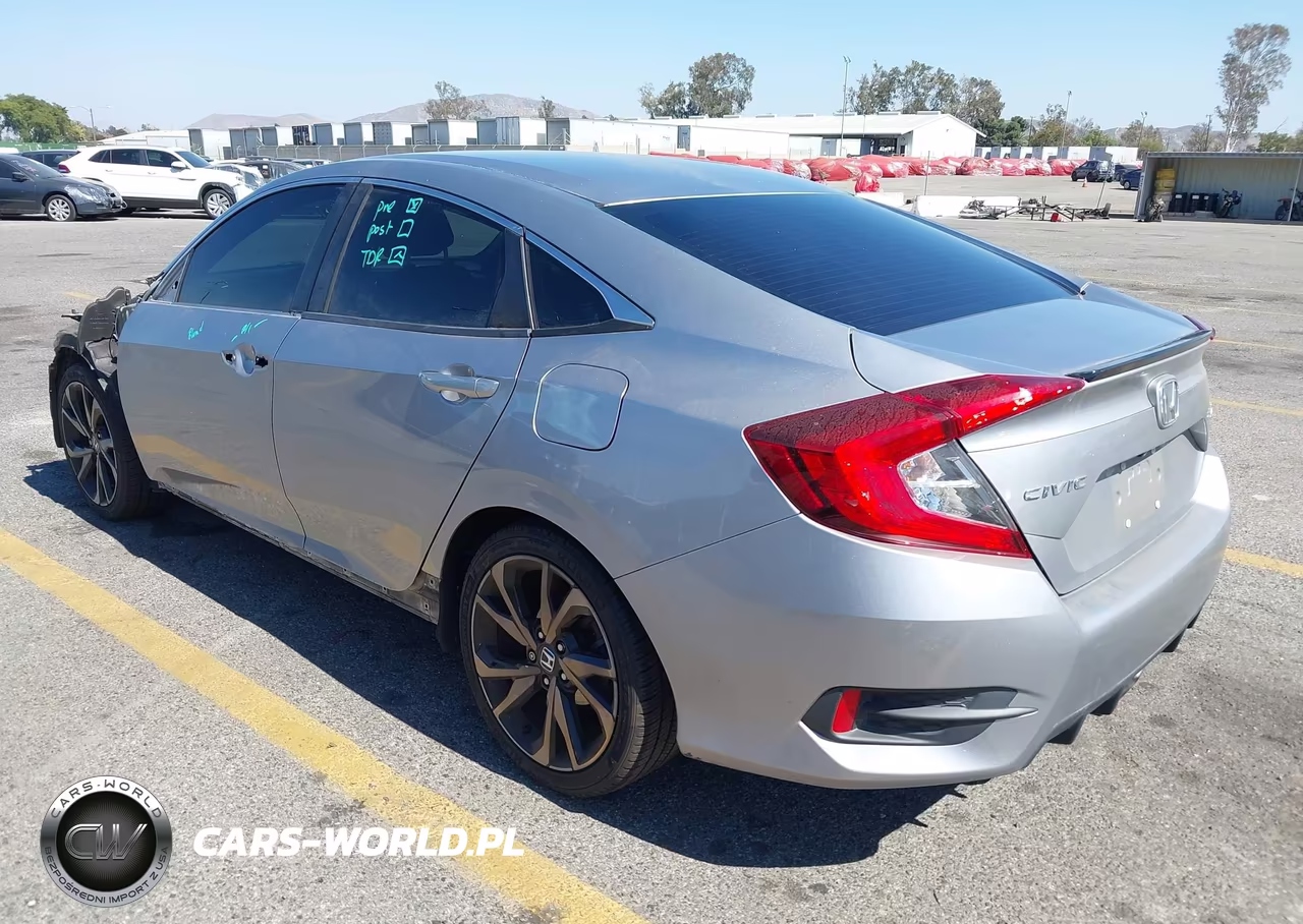 2020 Honda Civic Sport VIN:2HGFC2F81LH598367 - 3