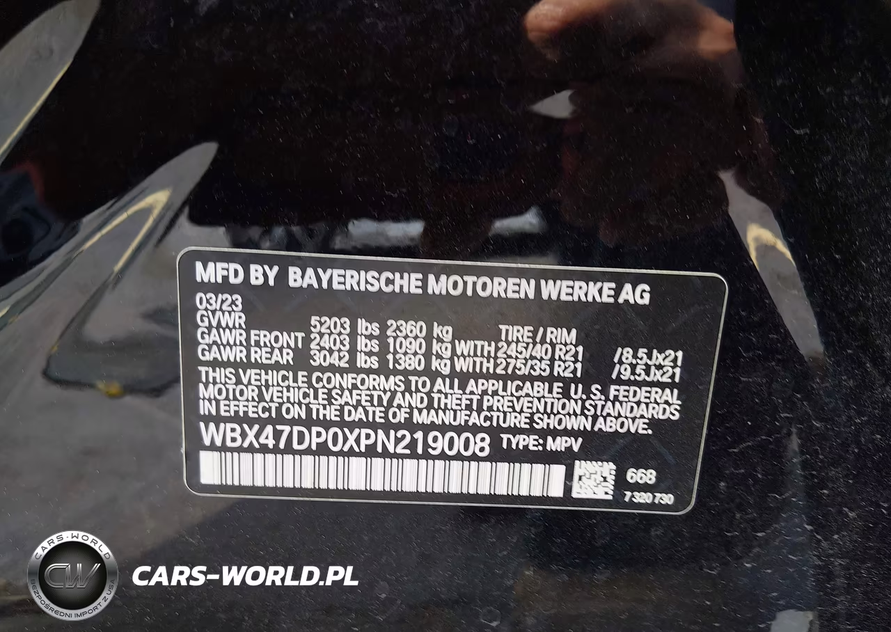 2023 BMW X3 Sdrive30I VIN:WBX47DP0XPN219008 - 9