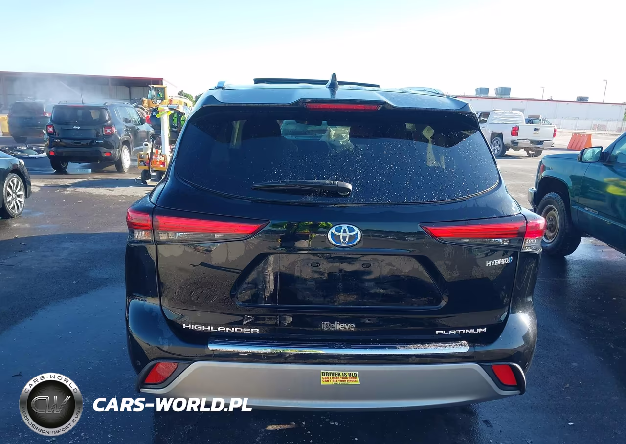 2021 Toyota Highlander Hybrid Platinum VIN:5TDEBRCH7MS016267 - 17