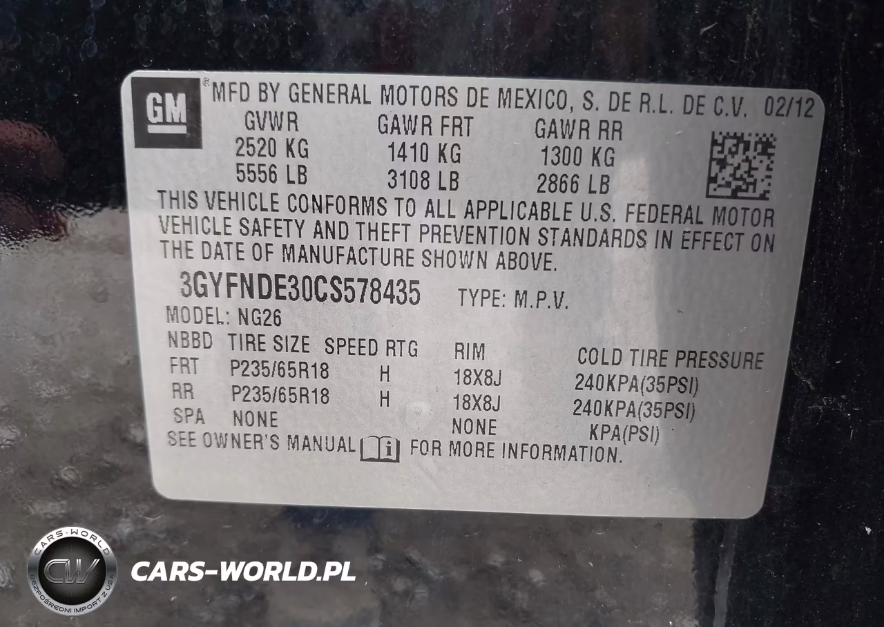 2012 Cadillac Srx Luxury Collection VIN:3GYFNDE30CS578435 - 9