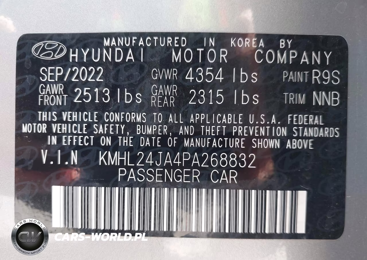 2023 Hyundai Sonata Se VIN:KMHL24JA4PA268832 - 9