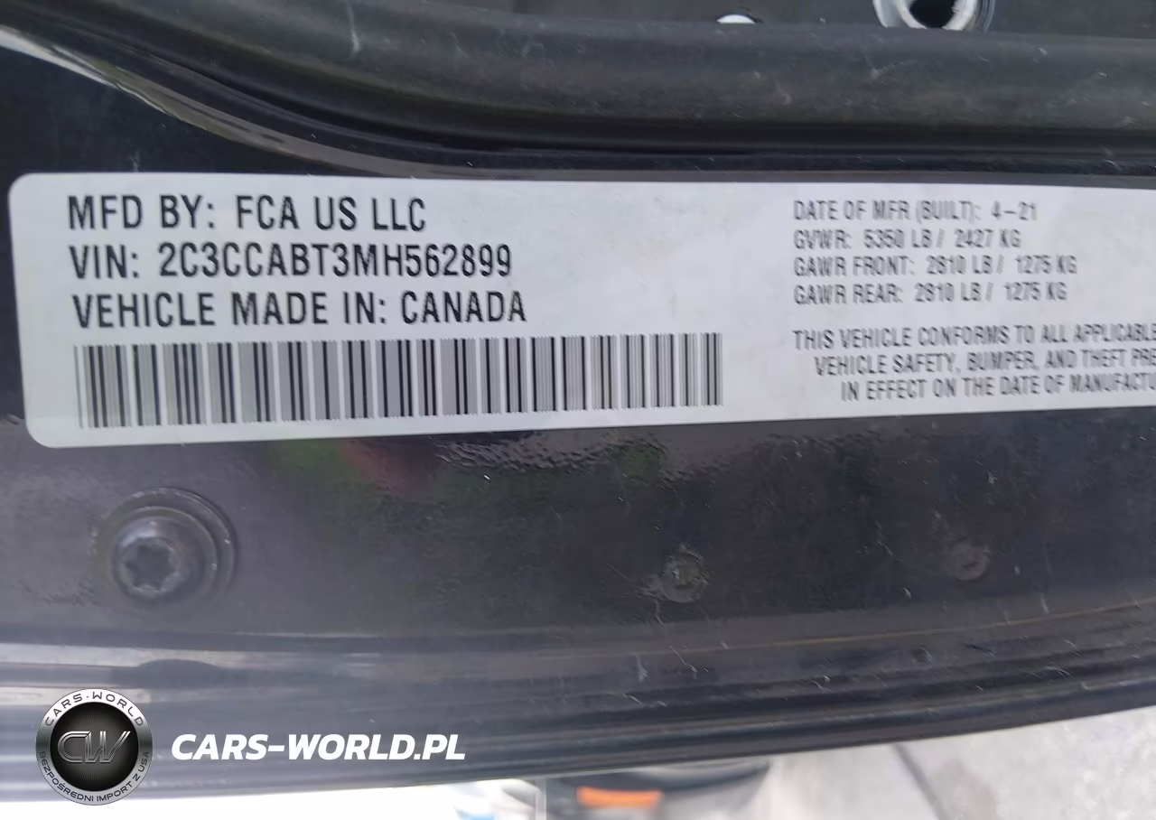 2021 Chrysler 300 300S VIN:2C3CCABT3MH562899 - 9