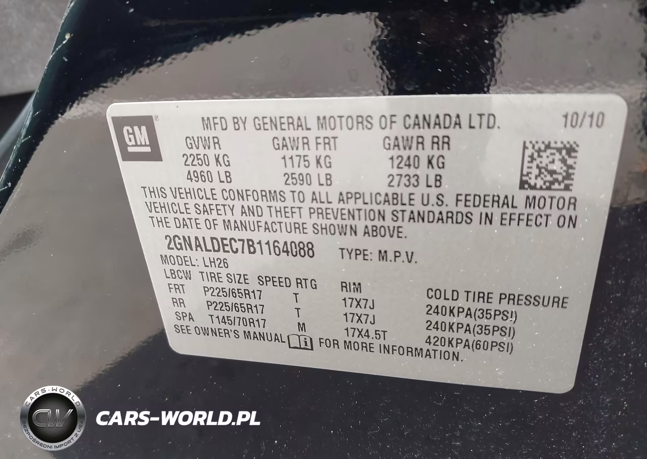 2011 Chevrolet Equinox 1Lt VIN:2GNALDEC7B1164088 - 9
