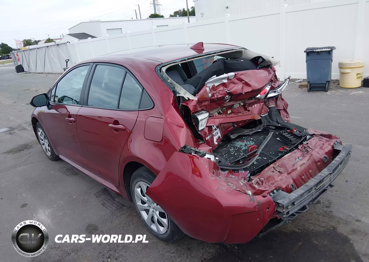 2022 Toyota Corolla Le VIN:5YFEPMAE3NP367832 - 3