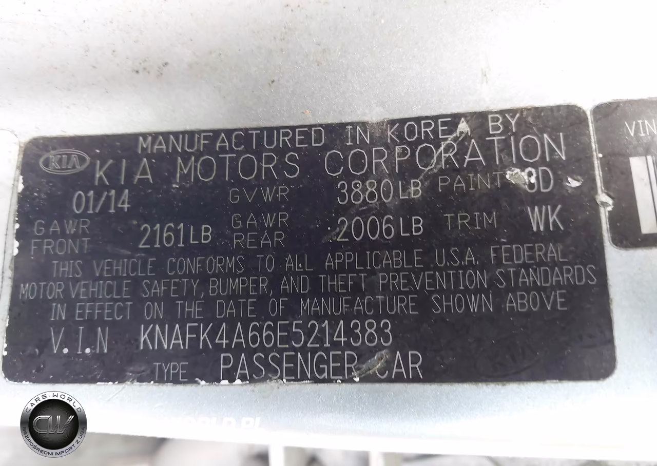 2014 Kia Forte Lx VIN:KNAFK4A66E5214383 - 9