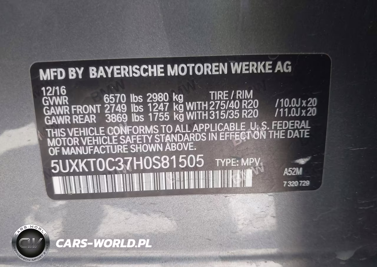 2017 BMW X5 Edrive xDrive40E Iperformance VIN:5UXKT0C37H0S81505 - 9