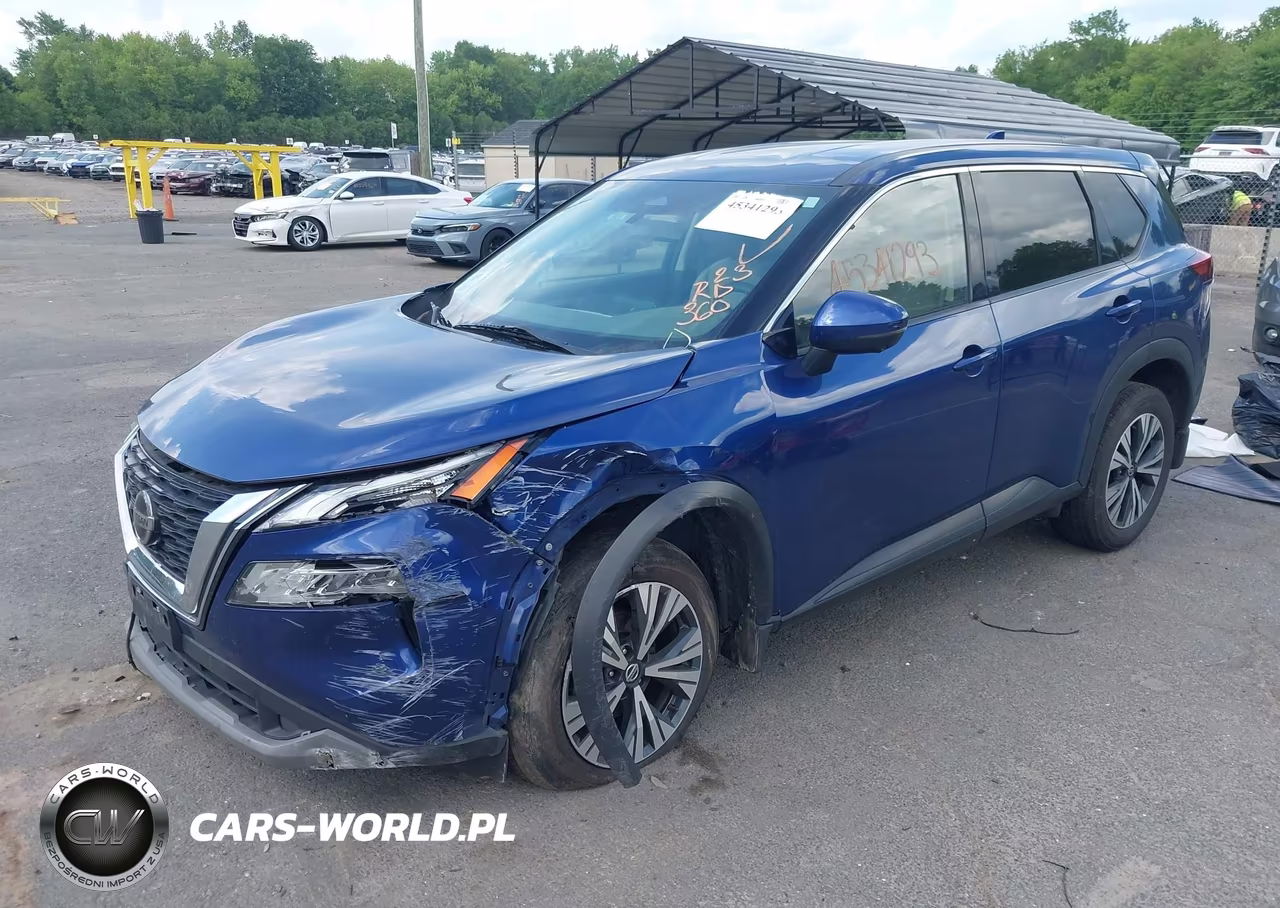 2021 Nissan Rogue Sv VIN:JN8AT3BB6MW221766 - 2