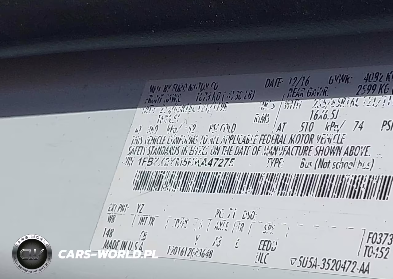 2017 Ford Transit-350 Xlt VIN:1FBZX2YM5HKA47275 - 11