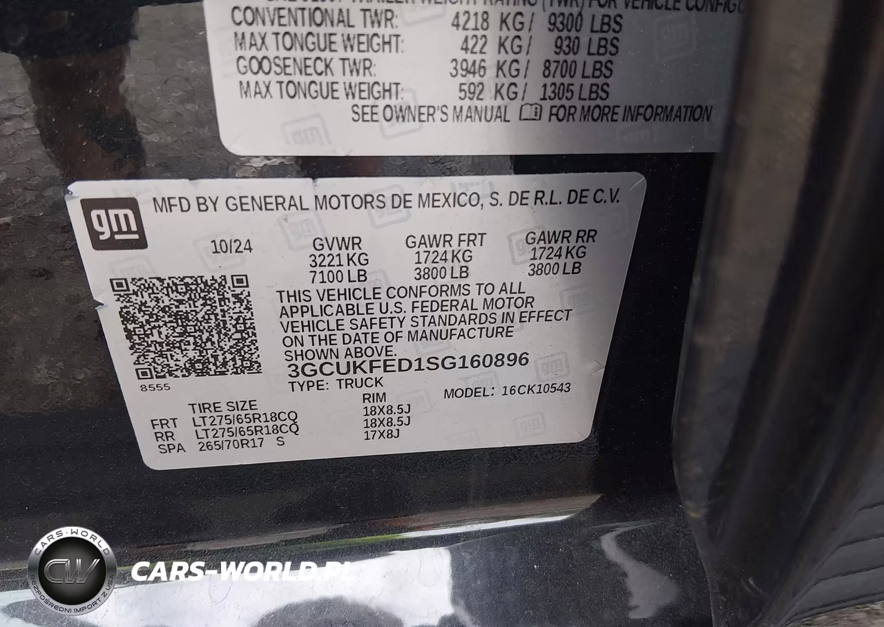 2025 Chevrolet Silverado 1500 4Wd Short Bed Lt Trail Boss VIN:3GCUKFED1SG160896 - 9