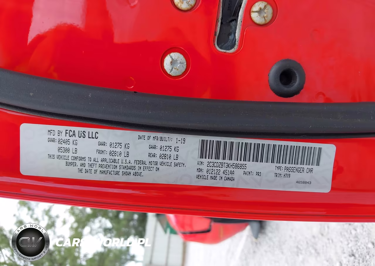 2019 Dodge Challenger R-T VIN:2C3CDZBT3KH586855 - 9