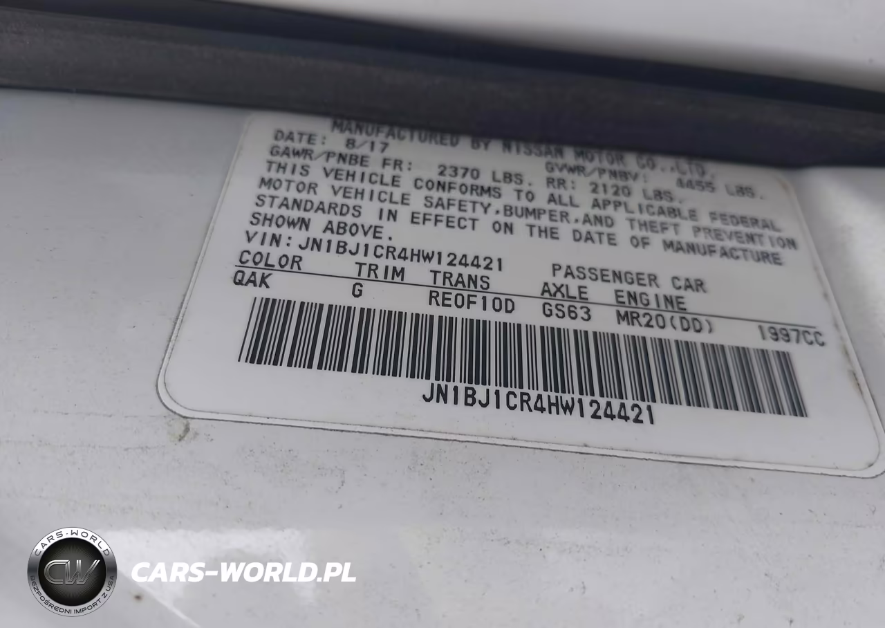 2017 Nissan Rogue Sport S VIN:JN1BJ1CR4HW124421 - 9