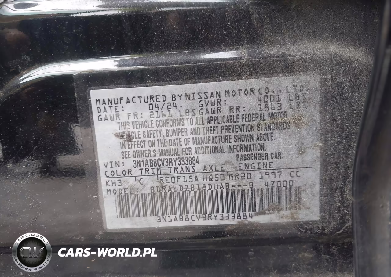 2024 Nissan Sentra Sv Xtronic Cvt VIN:3N1AB8CV3RY333884 - 9